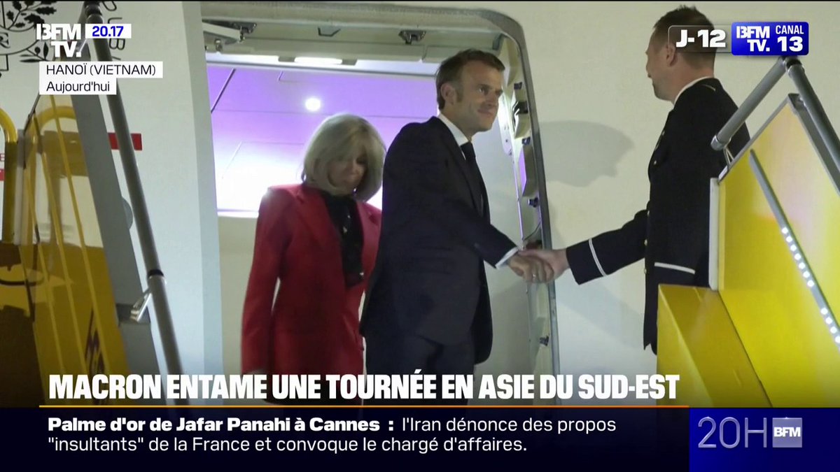 Emmanuel Macron débute une tournée en Asie du Sud-Est