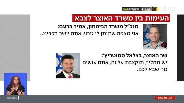 בדרך לגזרות? העימות בין משרד האוצר למשרד הביטחון על הגדלת תקציב הצבא, סמוטריץ': "אתם עושים מה שבא לכם" | Liel Kyzer || ליאל קייזר עם כל הפרטים #כאןחדשות