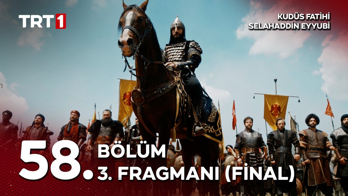 #KudüsFatihiSelahaddinEyyubi'ye veda ederken… #UyanışBüyükSelçuklu ve #AlparslanBüyükSelçuklu dizilerimiz, haftalarca zirvede yer aldı. Ama Kudüs Fatihi Selahaddin Eyyubi bambaşkaydı… Reytingiyle değil, taşıdığı emanetle kıymetliydi. Her ne kadar ekran yolculuğunun sonuna gelmiş olsak da, Kudüs’ü böyle bir dönemde anlatmış olmanın onurunu bir ömür gönlümüzde taşıyacağız. Bir dizi biter, ama dava devam eder. Bu yolda yanımda yürüyen, gece gündüz emek veren yönetmenlerimize, senaristlerimize, oyuncularımıza, set ekibimize, yapımcı ortaklarımıza, duasıyla bize güç katan izleyicilerimize sonsuz teşekkür ederim. Direnerek, Kudüs renginde güller yetiştirdik. “Kudüs bizim, biz Kudüs’ün!” nidâmızı bütün dünyaya duyurduk! Bir gün, çok yakında bir gün bu nidâyla yeniden Kudüs’e kavuşacağımız günü bekliyoruz. Selahaddin’in yürüdüğü yolda, onun izini süren tüm yüreklere selam olsun. Kudüs Fatihi Selahaddin Eyyubi Akli Film TRT 1