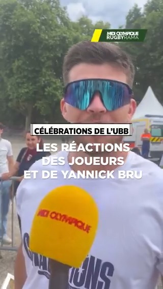 "𝙇𝙖 𝙨𝙤𝙞𝙧𝙚́𝙚 𝙣𝙚 𝙛𝙖𝙞𝙩 𝙦𝙪𝙚 𝙙𝙚́𝙗𝙪𝙩𝙚𝙧" Les Bordelais savourent cette grande journée de célébrations, et cette belle communion avec les milliers de supporters présents à Bordeaux pour fêter le titre de Champions Cup !