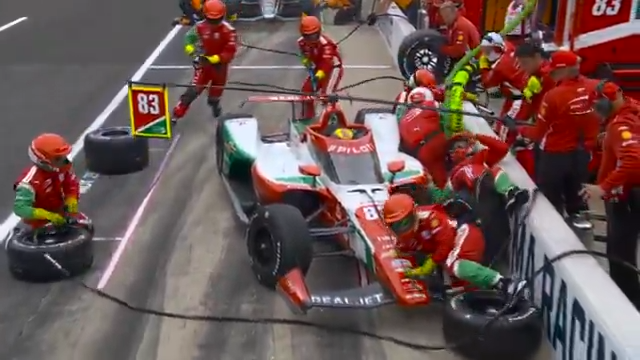 Robert Shwartzman joins Jamie Little to discuss what happened when he hit the wall on his pit stop.