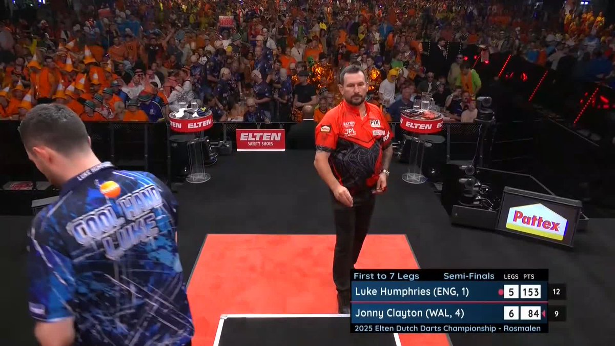 FERRET INTO THE FINAL! Jonny Clayton beats Luke Humphries to reach his first Euro Tour final almost a year to the day since his last! 📺 #ET7 | SF