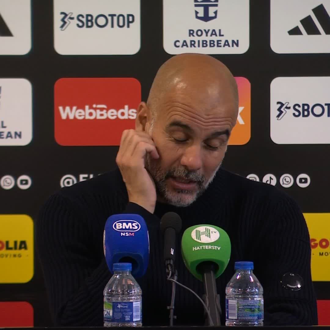 "I don't have any problems with the players" 🗣️ Pep Guardiola's fiery response to being asked whether or not he was happy with Jack Grealish.