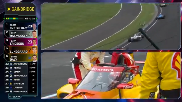 There will be no three-peat. Josef Newgarden and the No. 2 team are done. #Indy500 on FOX