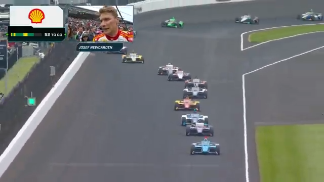 "I just wish we had the chance to fight for it." Josef Newgarden is with Georgia Henneberry after his quest for a three-peat comes to an end. #Indy500 on FOX