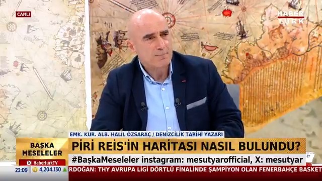 Piri Reis kim ve neden bu kadar önemli? Denizcilik Tarihi Yazarı-Emekli Kurmay Albay Halil Özsaraç #BaşkaMeseleler'de Mesut Yar'a anlattı.