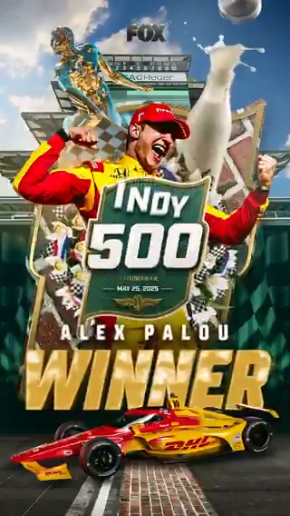 ALEX PALOU WINS THE 109TH #INDY500!
