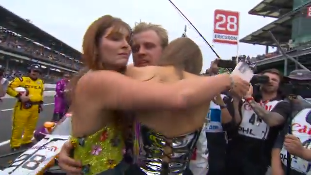 Agony for Marcus Ericsson. #Indy500