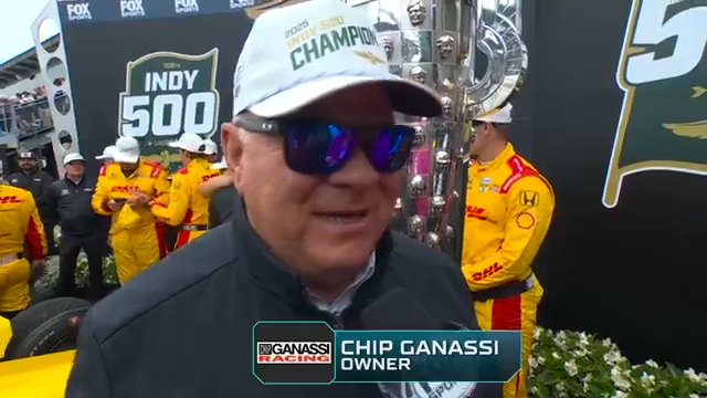 Another Borg-Warner Trophy for Chip Ganassi Racing Chip Ganassi. #Indy500