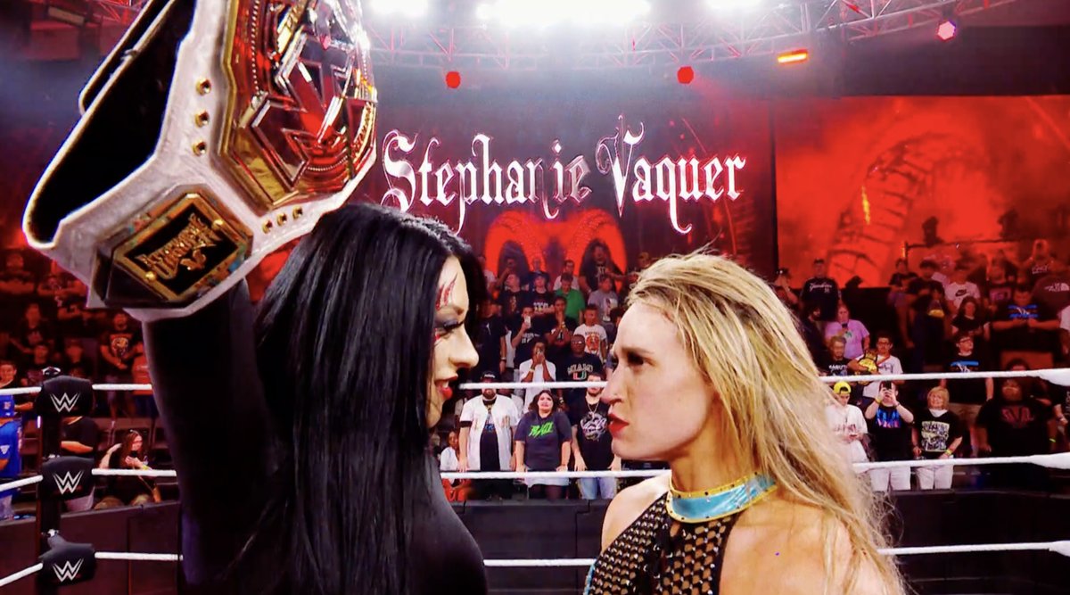 Who’s the best of the best? All eyes are on Stephanie Vaquer and Jordynne Grace as they battle it out for the #WWENXT Women’s Championship TONIGHT at #WWEBattleground! WWE Battleground streams exclusively at 8ET/5PT on Peacock in the U.S. and Netflix internationally.