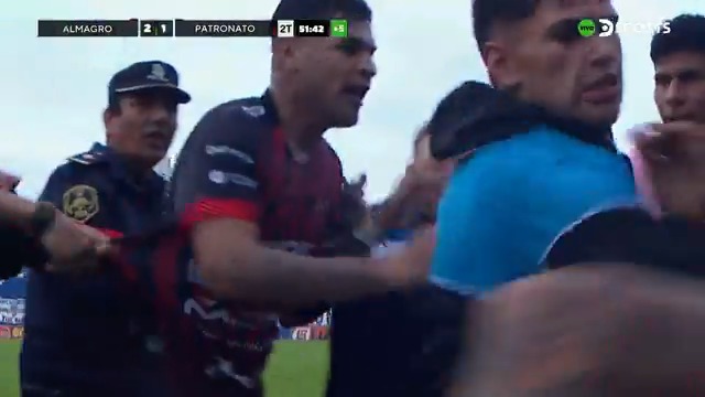 Así terminó Almagro vs. Patronato.