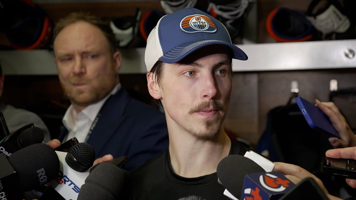 "We had a bit of a dip, they had a bit of push... He stepped up big time for us & made some big saves. You need your goalies to do that." Ryan Nugent-Hopkins on Stuart Skinner's strong second period. Enterprise | #LetsGoOilers