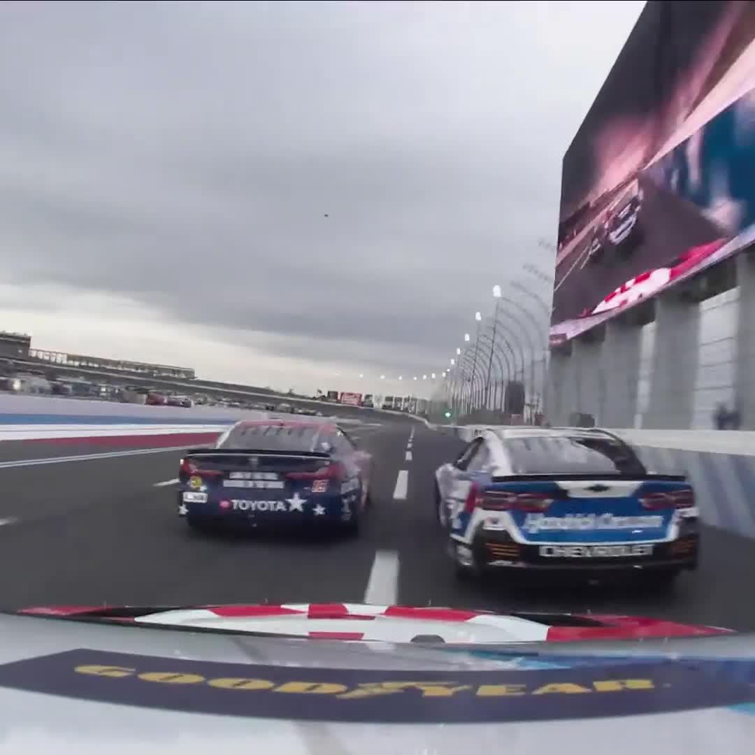We're seeing big moves already out of William Byron! #CocaCola600
