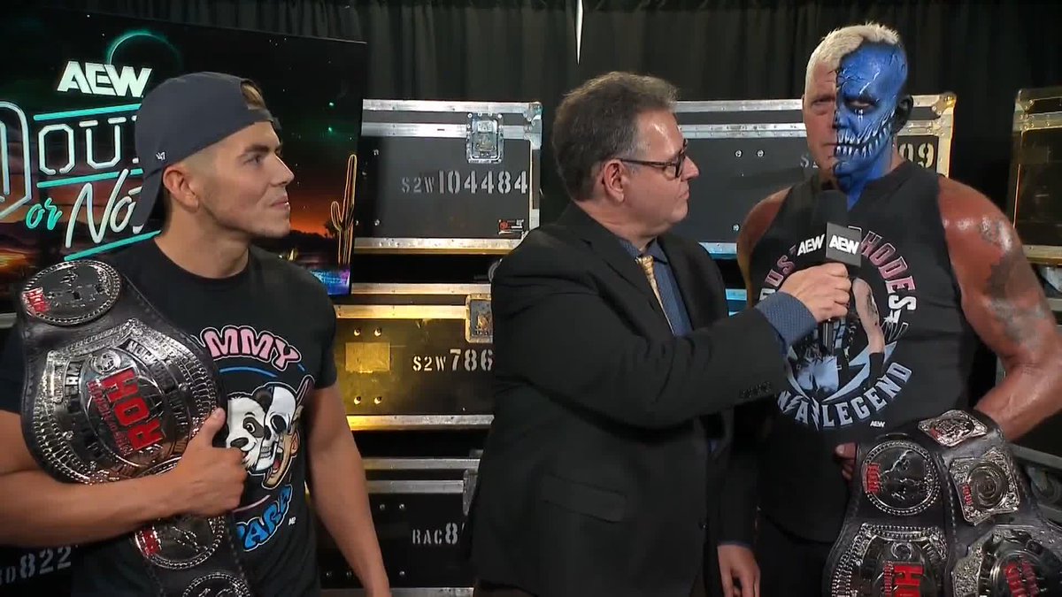 "Bring the best that you've got, because it's just not gonna be enough!" ROH World Tag Team Champions Dustin Rhodes + Sammy Guevara send a message to their opponents—the AEW World Tag Team Champions, The Hurt Syndicate! Watch the #AEWDoN Buy-In now!