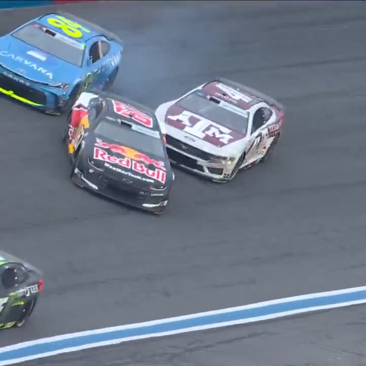 Problems for Jimmie Johnson in the No. 84! Cole Custer and Connor Zilisch are also involved.