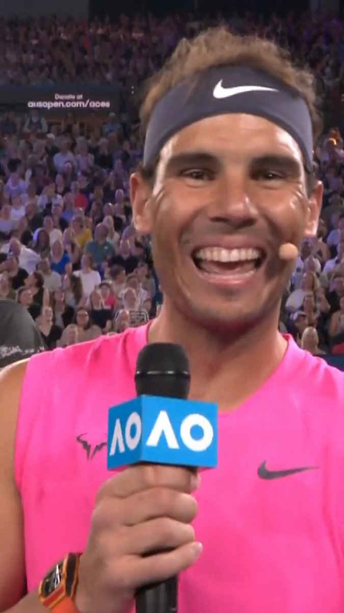 Rafael Nadal signing off 🥲 💙
