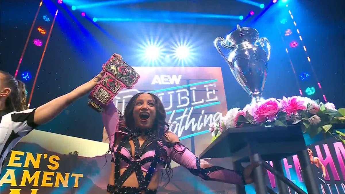Your 2025 Women's #OwenCup winner: Último Moné! Watch #AEWDoN on PPV right now!