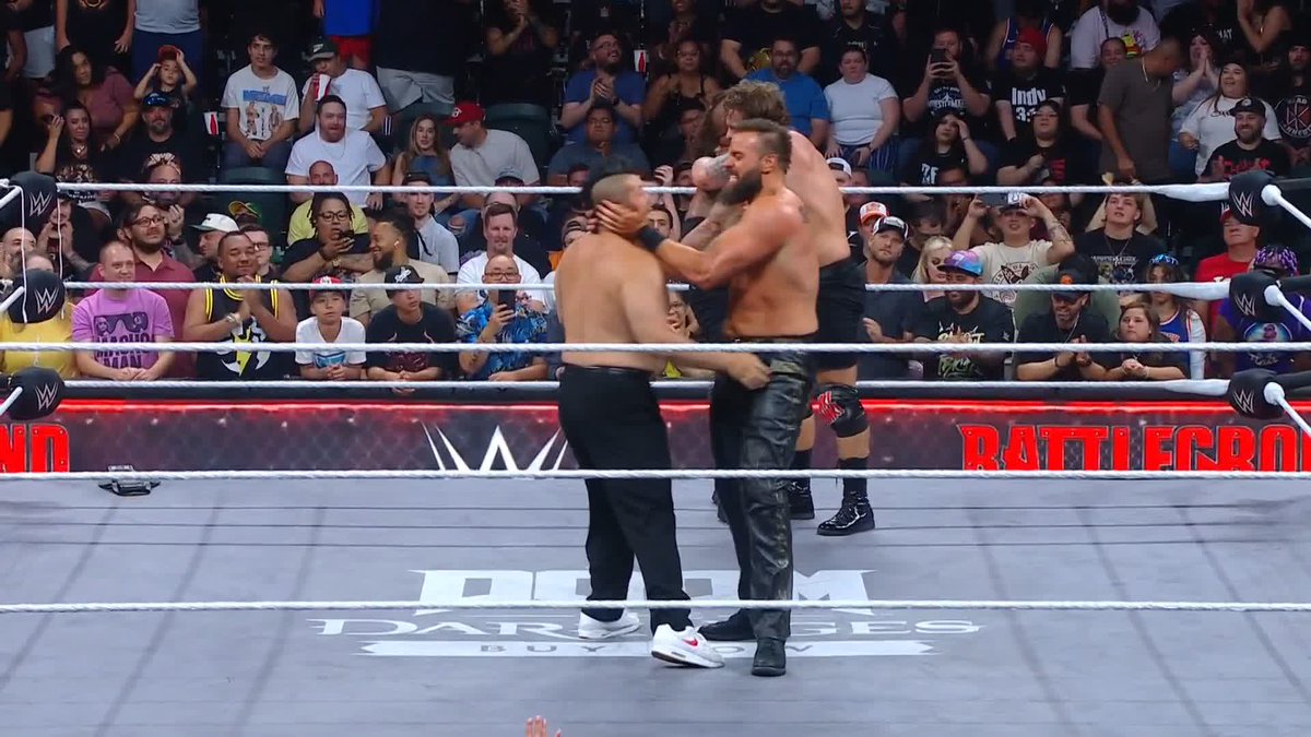 INAMURA IS HERE!!! Yoshiki Inamura is back and just saved the day!!! #WWEBattleground