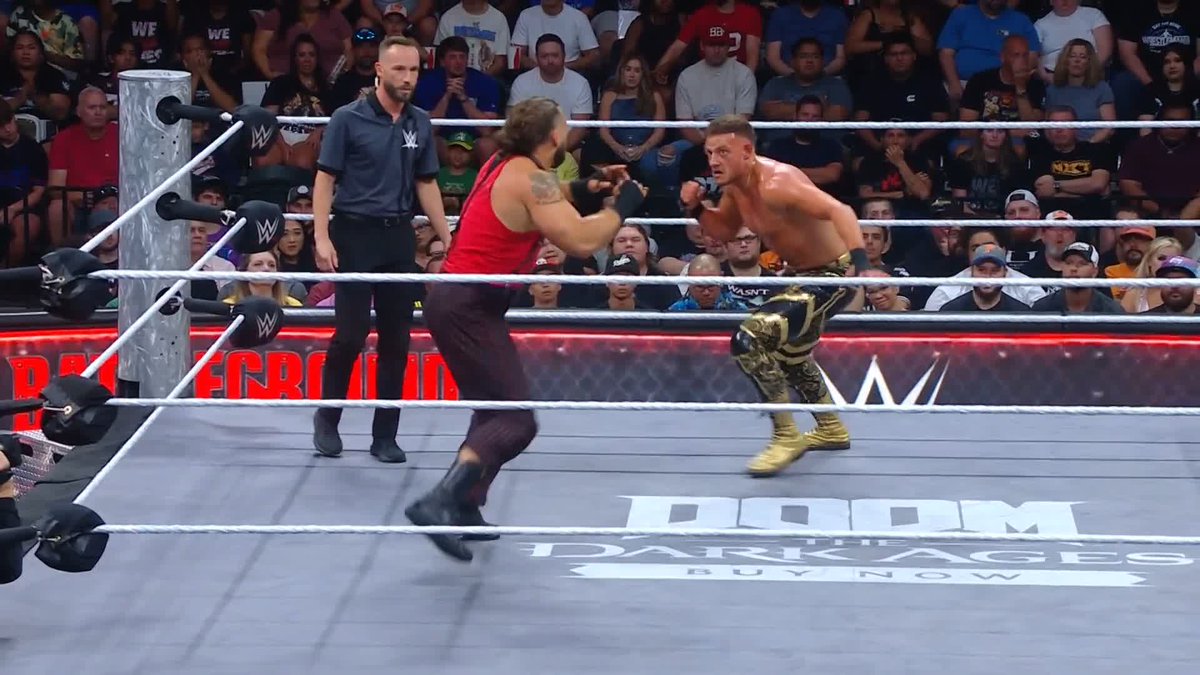 For The Family! Tony D’Angelo is fighting through the pain and taking it to STACKS 💵! 👊 #WWEBattleground