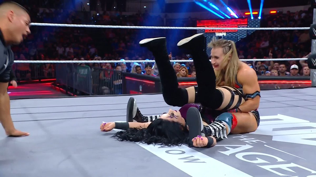 😳 😳 😳 Jordynne Grace is on a mission! 😤 #WWEBattleground