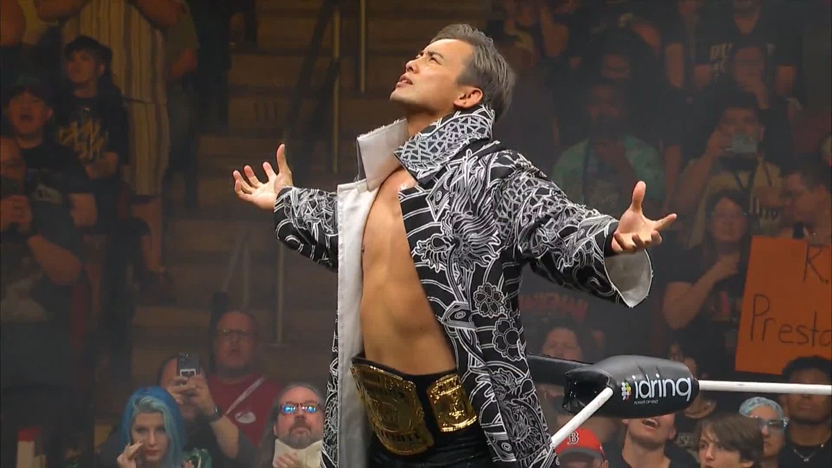 オカダの入場、ドンドン豪華になっていって最高だな!! #AEWDoN
