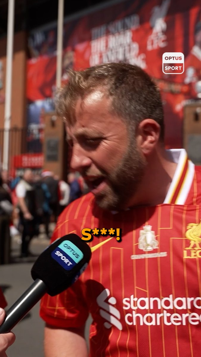 'It's just so boss to be Scouse but even better to be a Red' 🔴 Anfield on the final day of a title winning season. Drink it in.