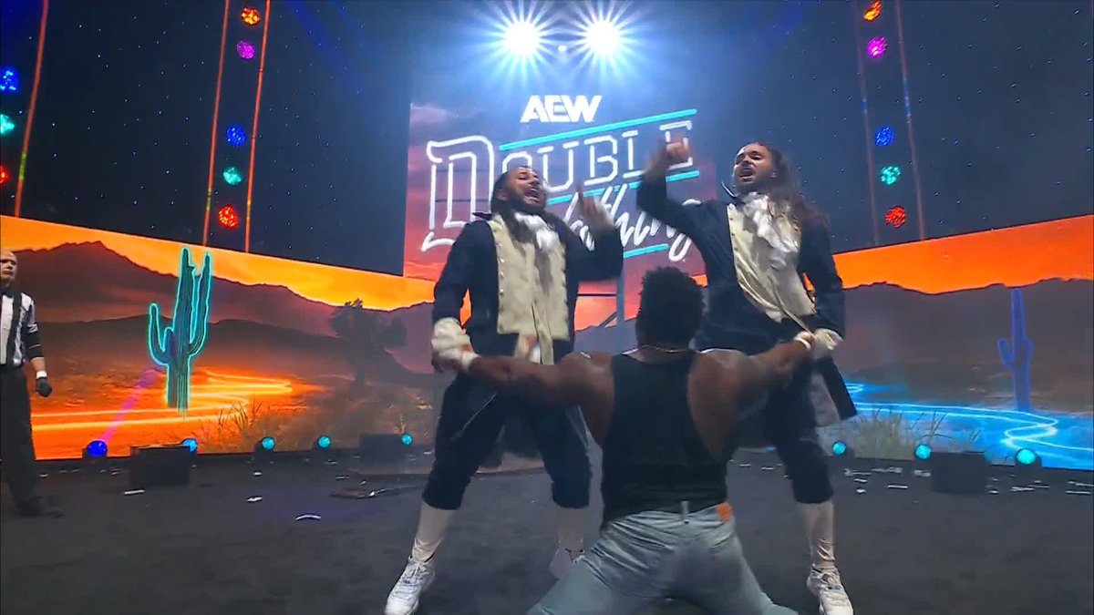 .@SwerveConfident is fork-lift certified! Watch #AEWDoN LIVE on PPV right now!