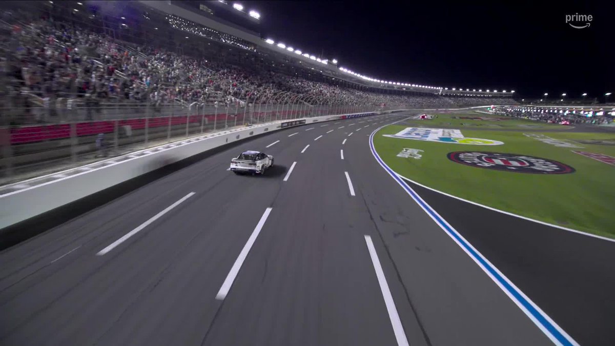 A well-deserved burnout for Ross Chastain! #NASCARonPrime
