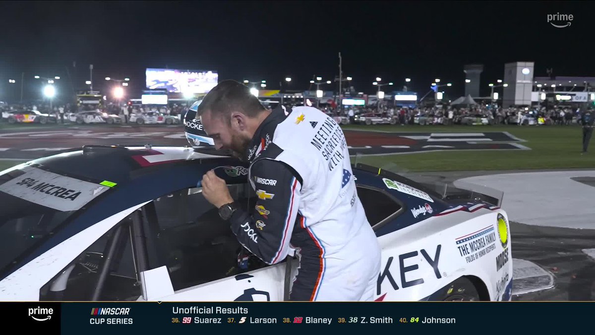 Absolute cinema. #NASCARonPrime
