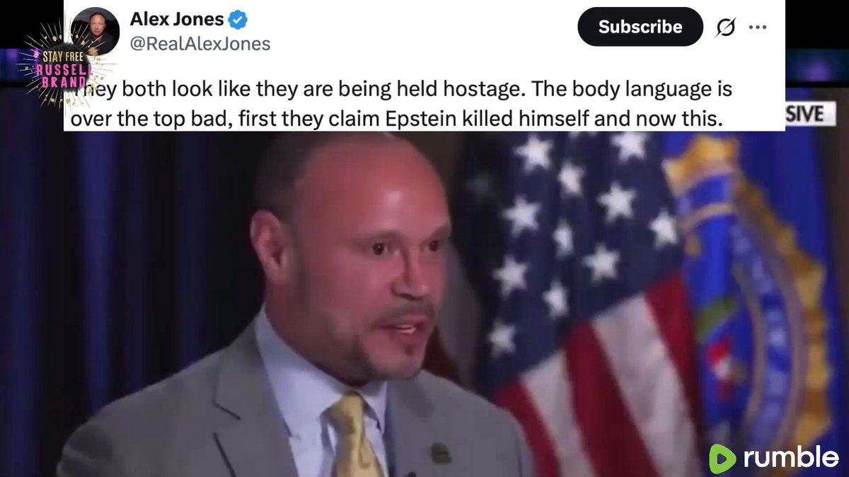 Dan Bongino, a diligent and passionate reporter, says there’s no evidence Epstein killed himself—and people call him “uncomfortable.” Maybe he is. Facing the rot at the heart of power should make you uneasy. He’s not complicit. He’s one of the few still looking.