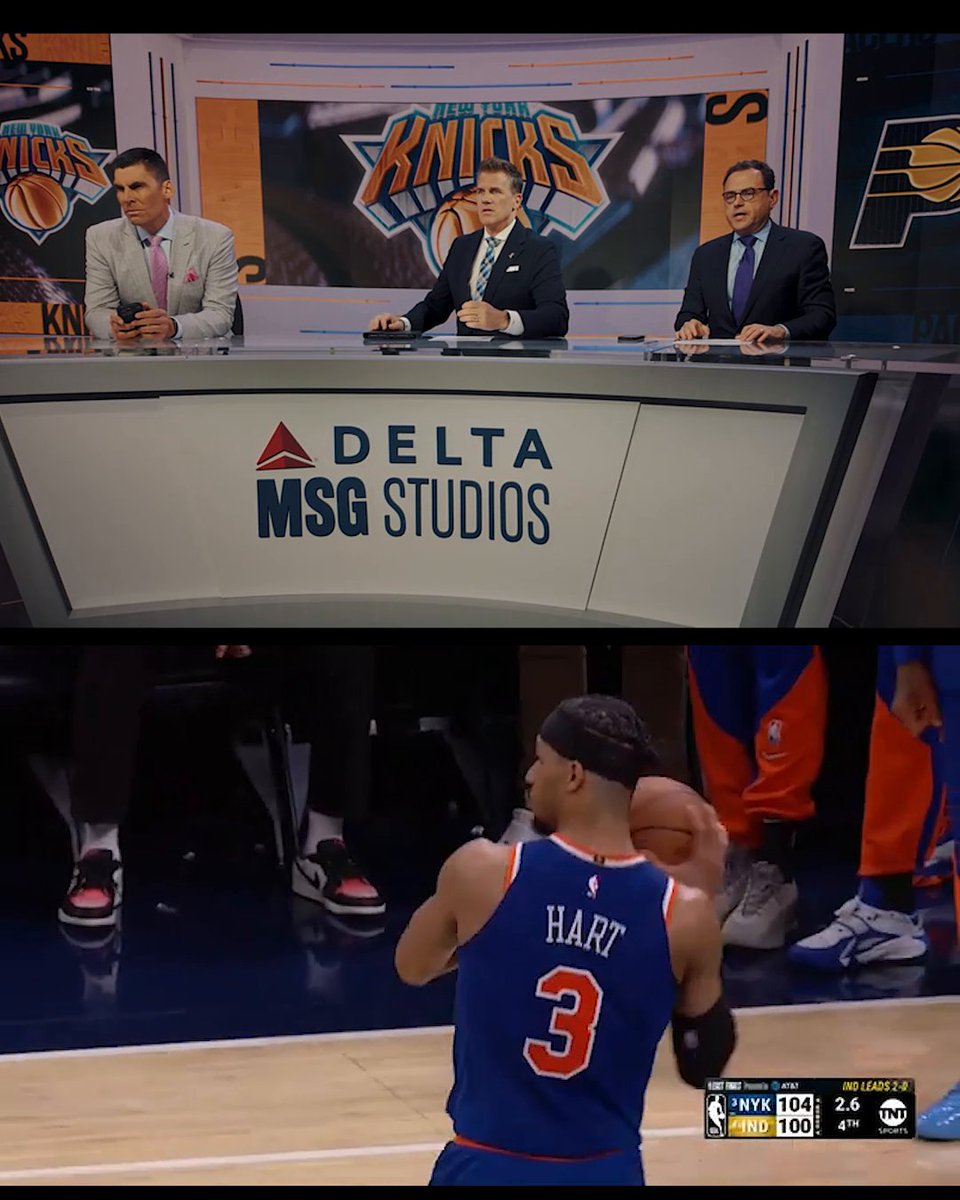 MSG studio crew reax to the Knicks' huge comeback win in Indiana! 📺 🏀 🔥 😤 💪 Alan Hahn Bill Pidto Wally Szczerbiak Tune in Tuesday night for Game 4 coverage on MSG Networks
