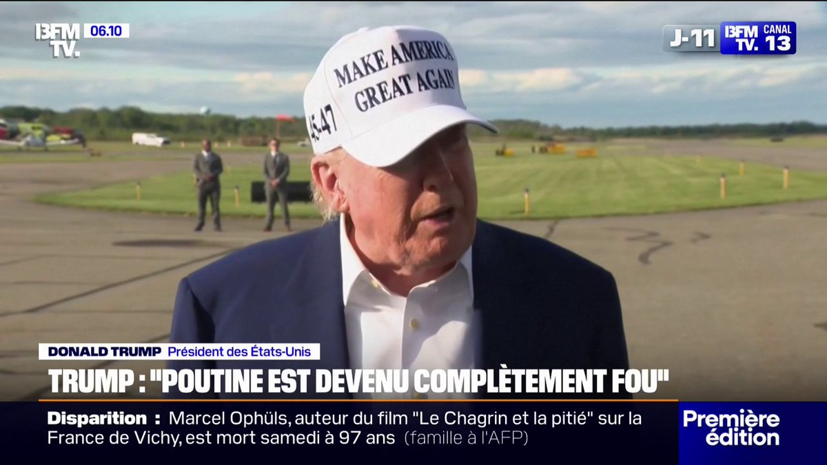 "Il est devenu complètement fou" Donald Trump change de cap sur Vladimir Poutine