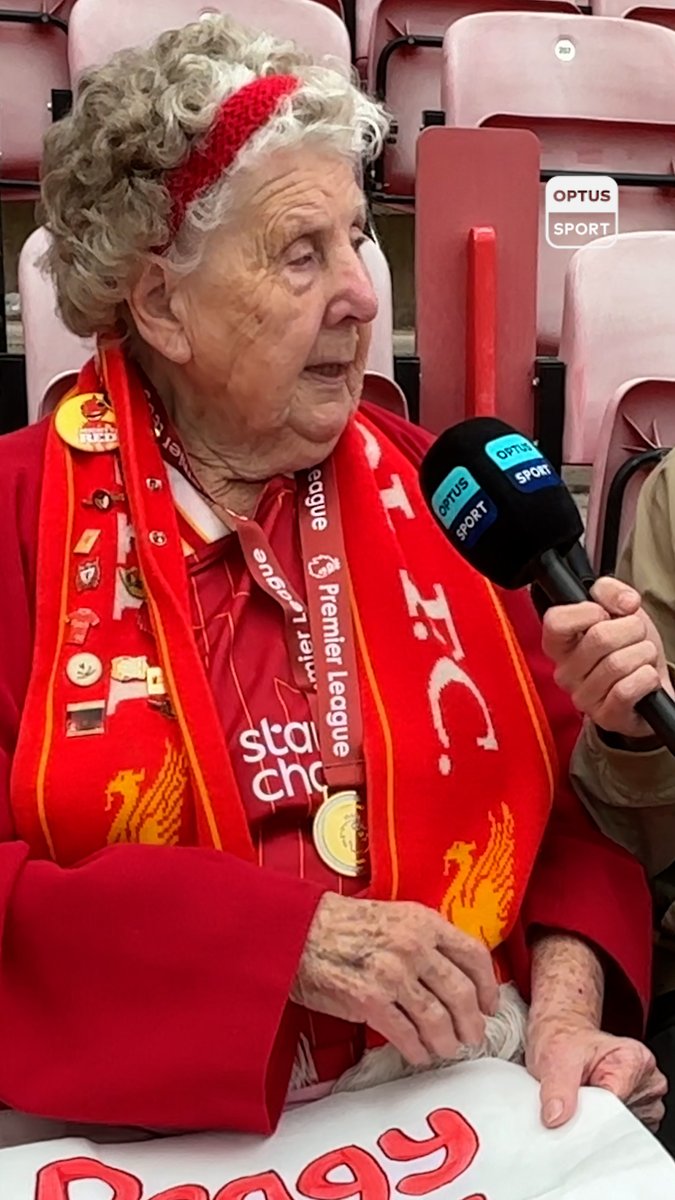 Tell them Peggy!! Scouse Nans rule All. #LFC #YNWA ❤️❤️❤️