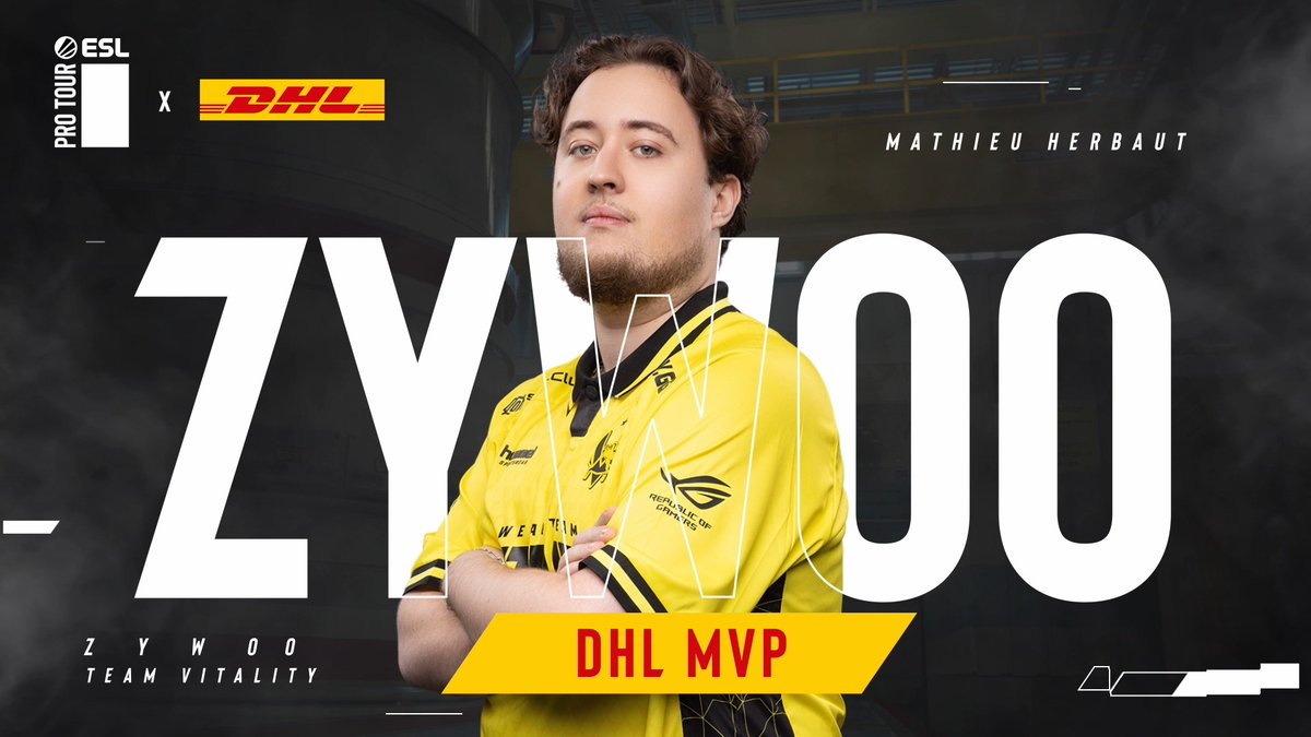 3 #ESLProTour DHL MVPs in 4 events. ZywOo is taking over Counter-Strike in 2025. Deutsche Post und DHL News Check out the chosen one's highlights from the #IEM Dallas Grand Final! 👇