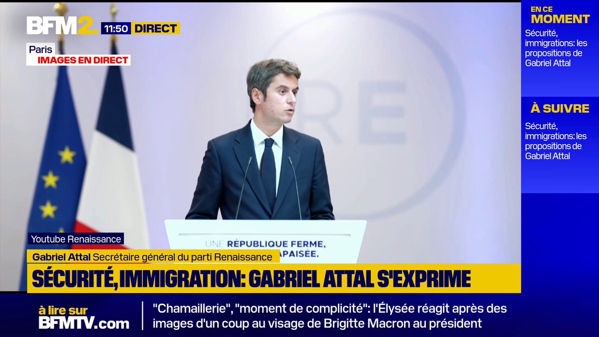 Gabriel Attal: "La politique tourne à vide, les partis sont devenus depuis longtemps fainéants.(...) La politique est malade de l'élection présidentielle" #BFM2