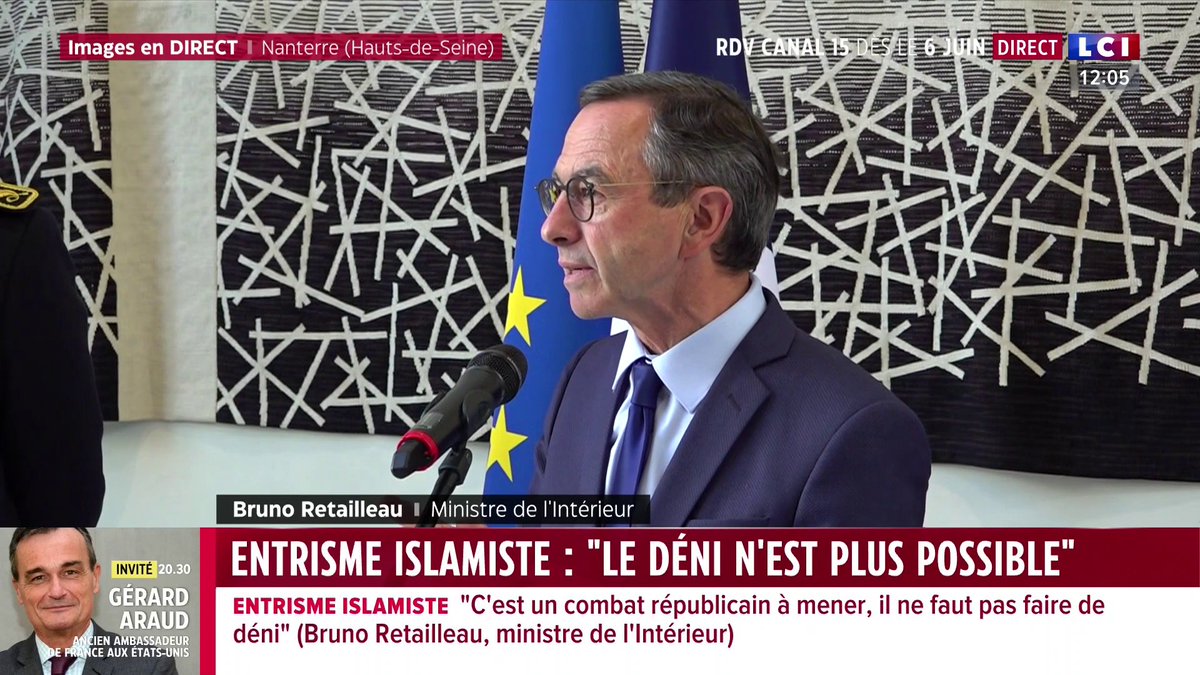 🗣️ "Ce n'est pas les démocraties occidentales qui ont tapé les Frères musulmans, ce sont des pays musulmans qui ont interdit leur organisation" rappelle Bruno Retailleau