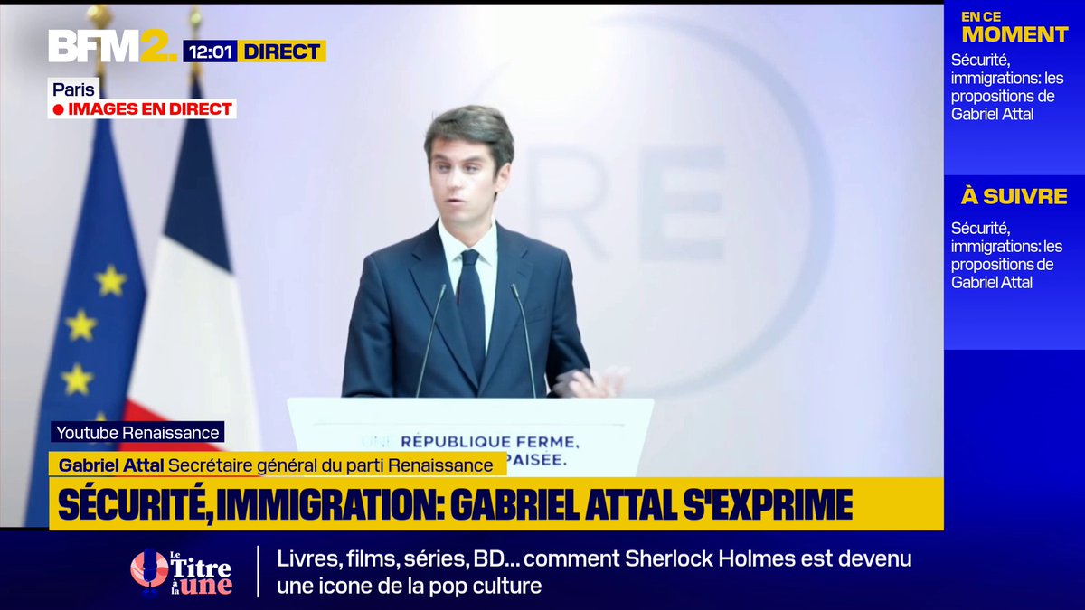 "Peut-on accepter de ne rien faire face à un phénomène documenté de petites filles de 5 ou 6 ans contraintes de porter le voile ?" Gabriel Attal propose la création d'"un délit de voile forcé" #BFM2