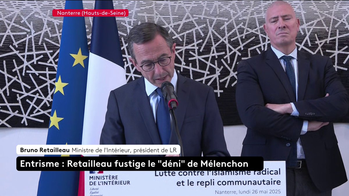 🔴🗣 "L'islamophobie est un mot que je n'utilise pas car il a été forgé par les Frères musulmans" Bruno Retailleau, ministre de l'Intérieur, revient sur le rapport sur les Frères musulmans paru le 21 mai. 📺#franceinfo #canal27