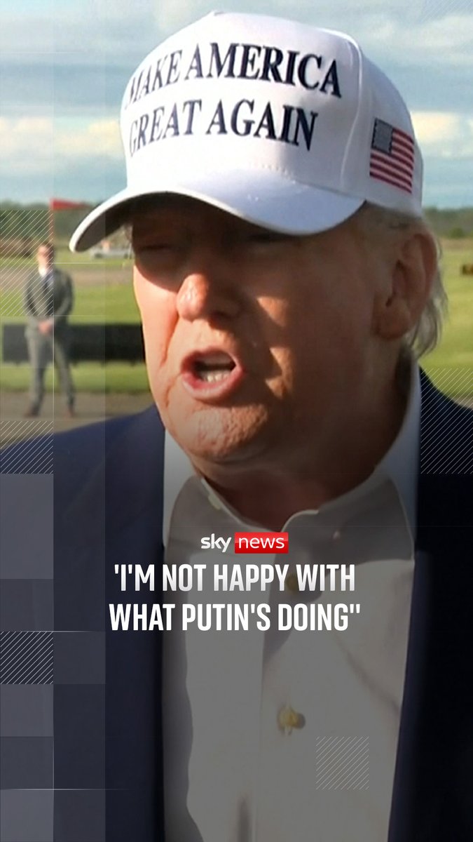 The US president hit out at his counterpart in the Kremlin after Russia launched almost 300 drones and 69 missiles at Ukraine. Click here to read more ➡️