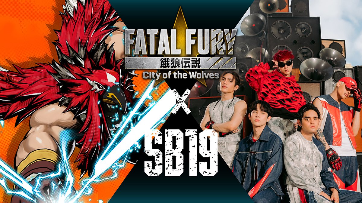 本日公開！ 『餓狼伝説 City of the Wolves』と、フィリピン発ボーイズ・ポップ・グループSB19がコラボレーション！「REV IT UP」をコンセプトにした新曲「DUNGKA!」のミュージックビデオが完成！ #餓狼伝説 #CotW #SB19