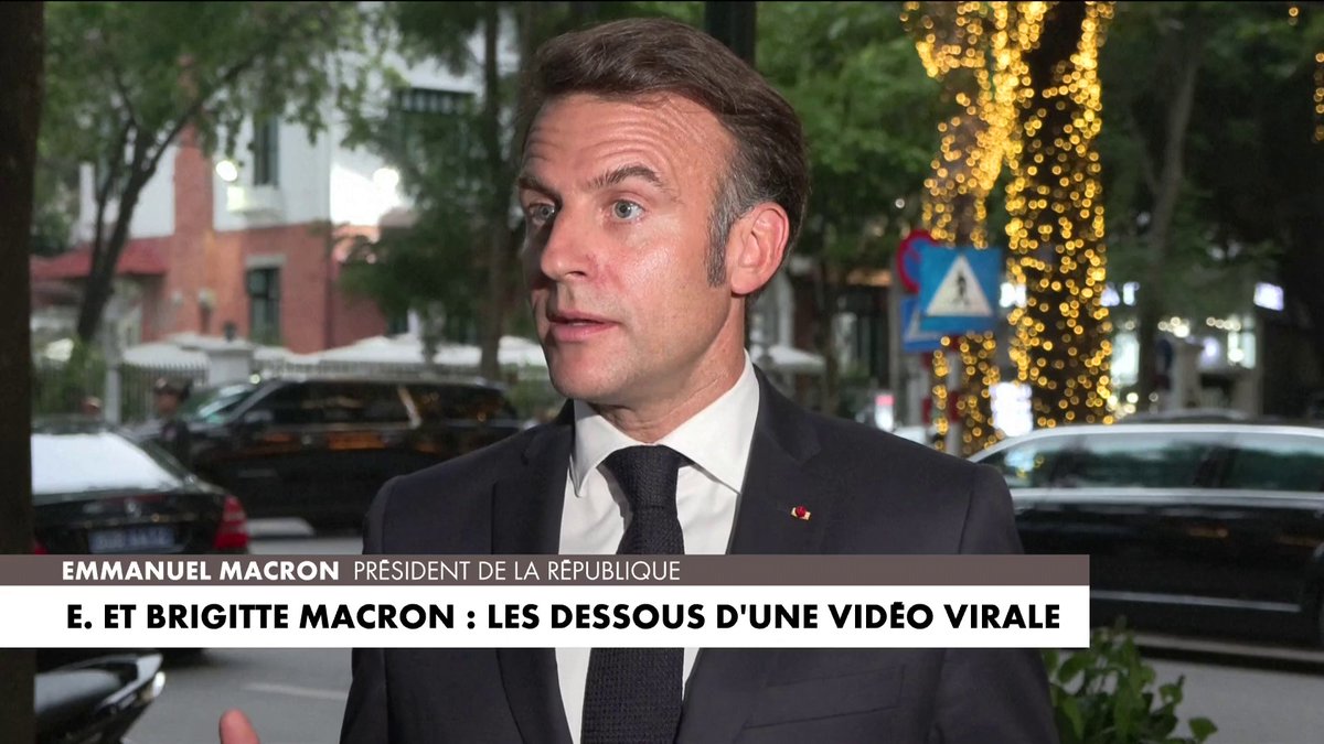 En portant ses deux mains au visage du chef de l'État à la sortie de l'avion présidentiel au Viet Nam, Brigitte Macron a déclenché une polémique sur les réseaux sociaux, qu'a tenté d'éteindre Emmanuel Macron, qui a démenti toute «scène de ménage» avec son épouse