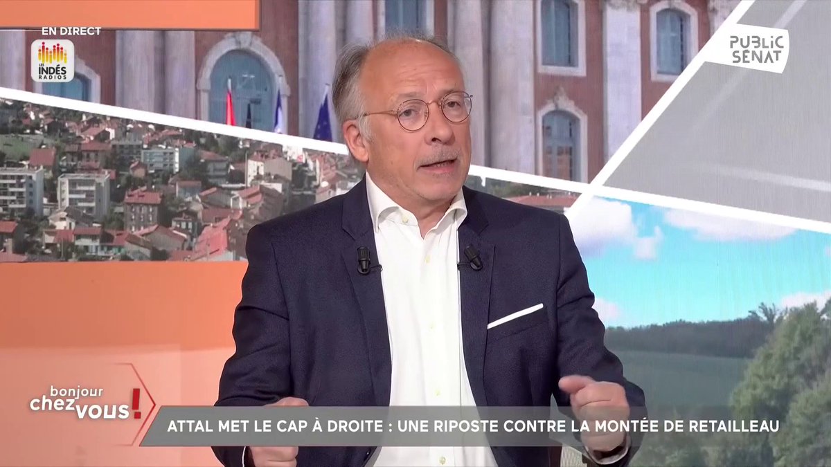 « Je pense qu’à gauche, le match est plié en faveur de Jean-Luc Mélenchon. Je ne pense pas qu’il y ait une personnalité qui puisse le concurrencer » assure Yves Thréard, directeur adjoint de la rédaction du Figaro. #BonjourChezVous