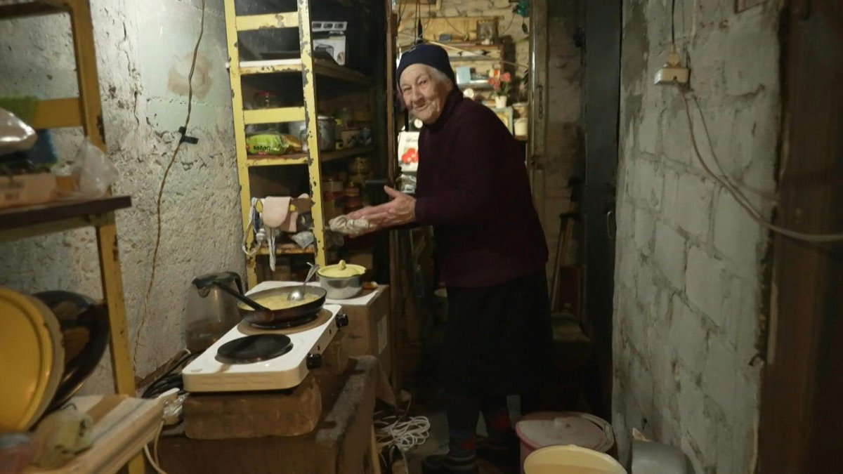 🇺🇦 VIDEO 'Why should I evacuate?' For three years Lidia Isayeva, 86, has lived alone in a cellar to shelter from Russian strikes that have destroyed her apartment. Despite the risks, some Ukrainians choose to stay at home in the ruins, holding on to a lifetime of memories.