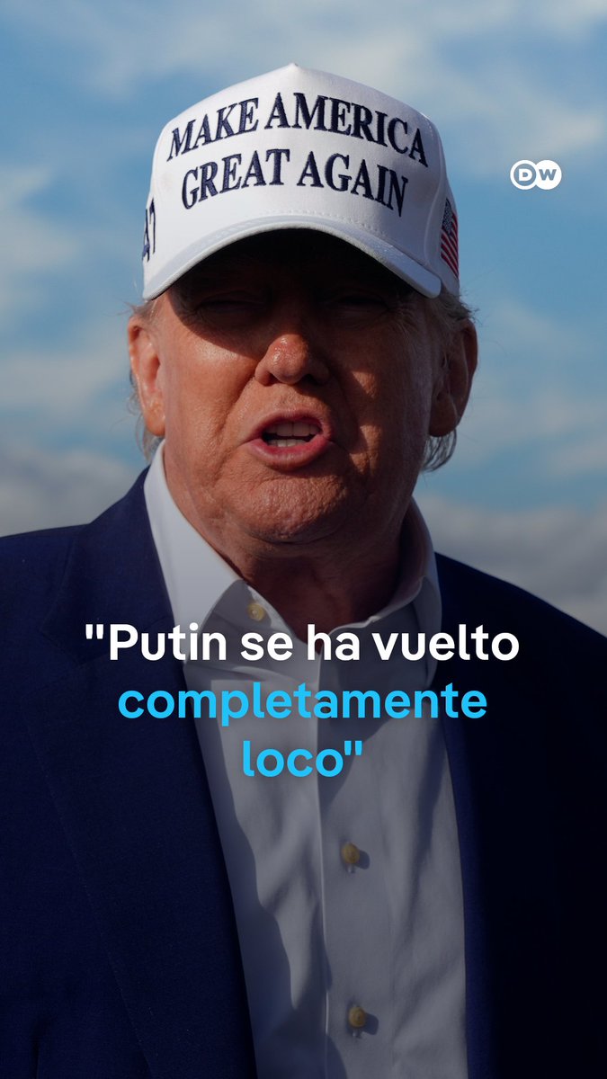 #Trump dice que #Putin se ha vuelto "completamente loco" y que no sabe "qué diablos le pasó" Ante los masivos ataques aéreos rusos sobre Ucrania durante el fin de semana, el presidente de #EEUU dijo que plantea la posibilidad de imponer más sanciones a Moscú. /trc