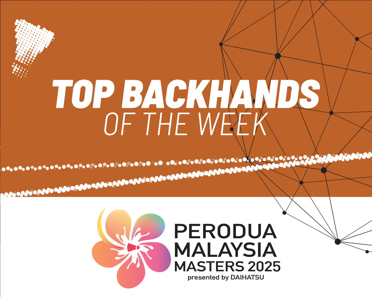 Backhand brilliance at #MalaysiaMasters2025. 👌 #BWFWorldTour