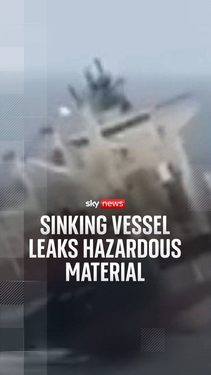 A craft has sunk off the coast of Kerala in India and leaked oil and hazardous material into the sea.