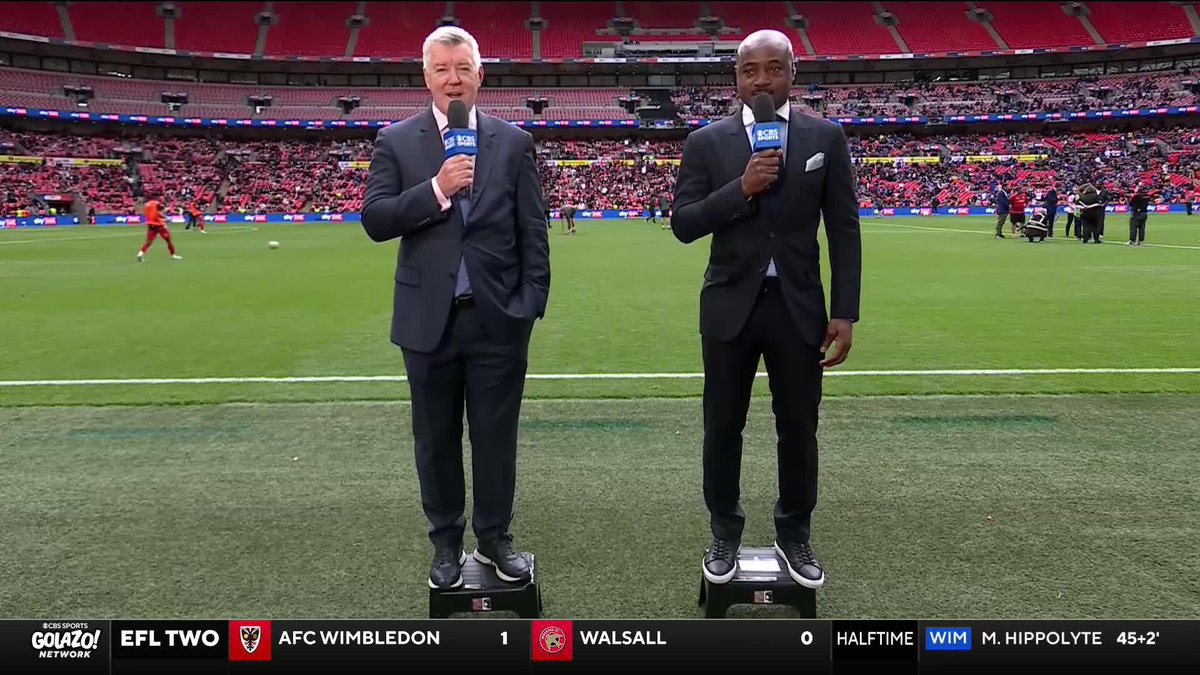 “I’ll get off if you get off” 😂 Ollie Palmer towering over Geoff Shreeves and Nigel Reo-Coker had them reaching for the stools 🪑