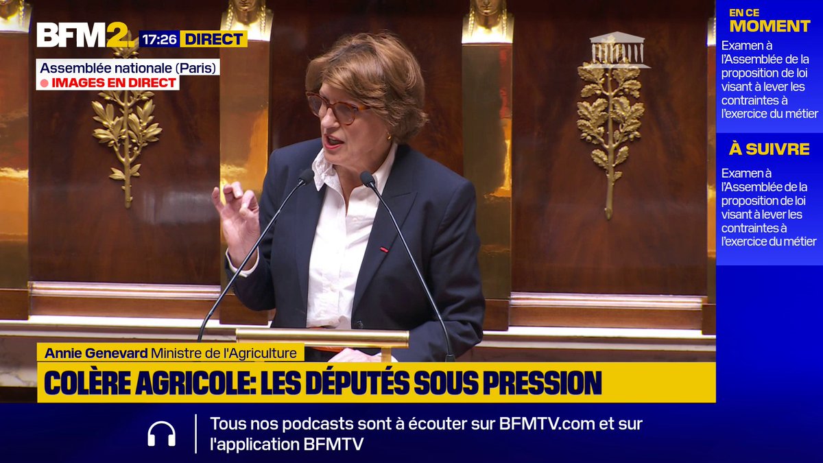 "Un long voyage en absurdie" Loi Duplomb : la ministre de l'Agriculture dénonce les amendements "ubuesques" déposés par LFI et les Ecologistes