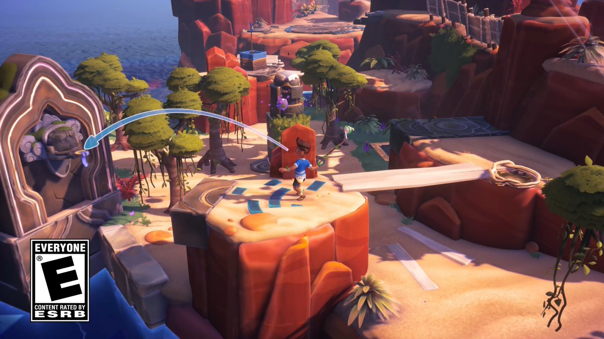 There is a plethora of puzzles to solve in #SurvivalKids… get ready to use your brain! 🧠 Or, sometimes, just a fishing rod. Good ol' reliable fishing rod. 🎣 Pre-orders available now for Survival Kids on the Nintendo Switch 2! 👇