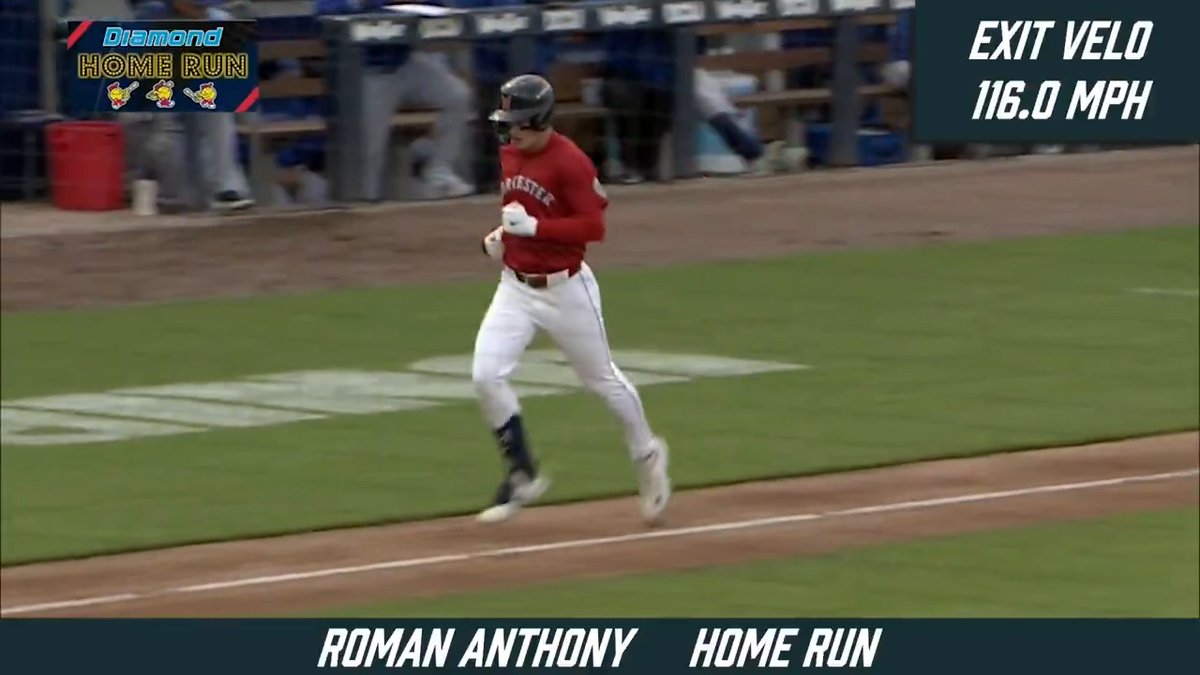 116 mph off the bat on this homer from Roman Anthony 🤯